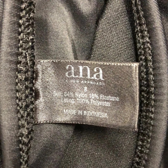 A.n.a size 8 black ruffle summer bikini bottoms - Picture 5 of 6